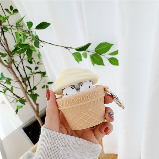 Ice Cream Cone AirPods Case