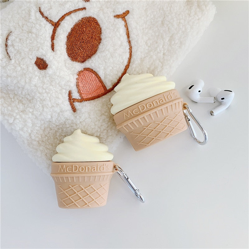 Ice Cream Cone AirPods Case