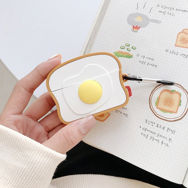 Toast AirPods Case with Keychain