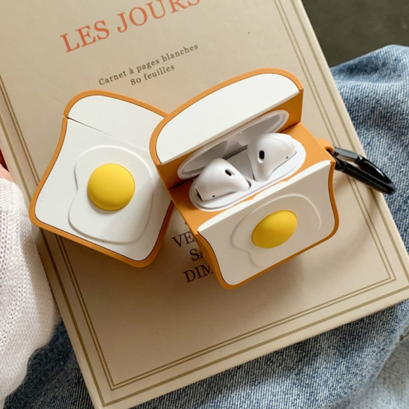 Toast AirPods Case with Keychain