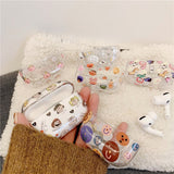 Transparent Cartoon AirPods Pro Case