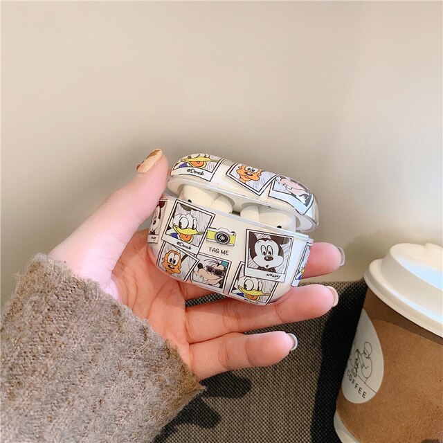 Transparent Cartoon AirPods Pro Case
