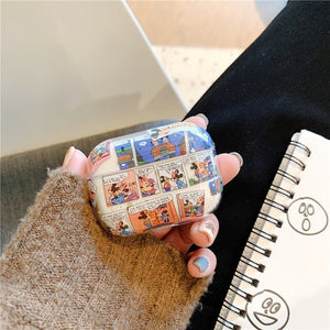 Transparent Cartoon AirPods Pro Case