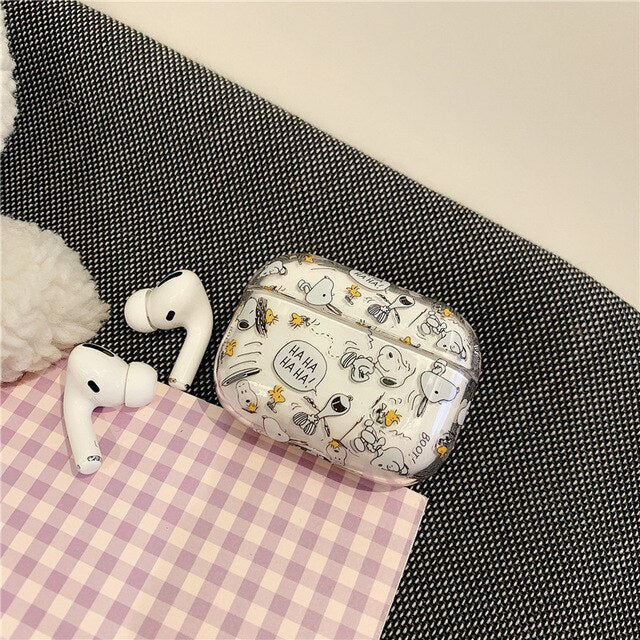 Transparent Cartoon AirPods Pro Case