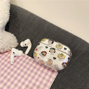 Transparent Cartoon AirPods Pro Case