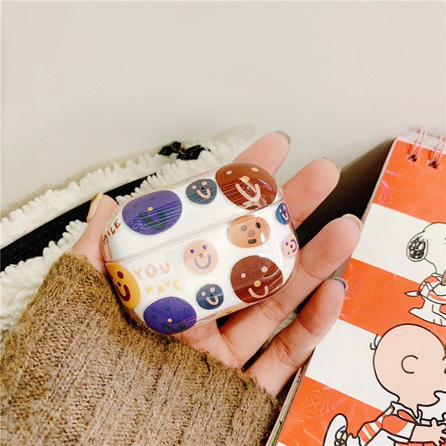 Transparent Cartoon AirPods Pro Case