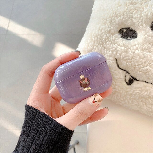 Transparent Cartoon AirPods Pro Case