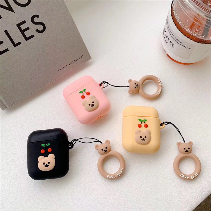 Cherry Bear AirPods Case
