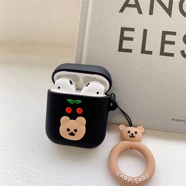 Cherry Bear AirPods Case