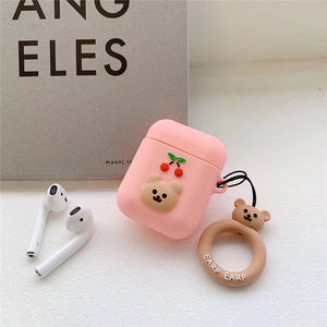 Cherry Bear AirPods Case